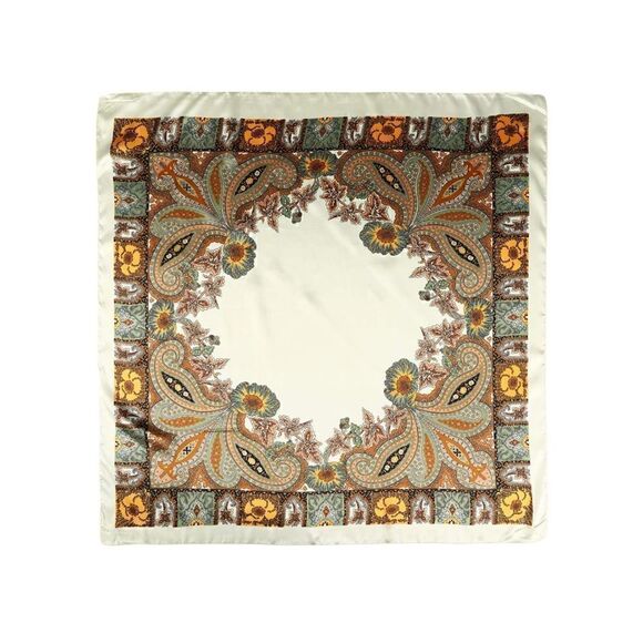 2 piece silky scarf set main image 4